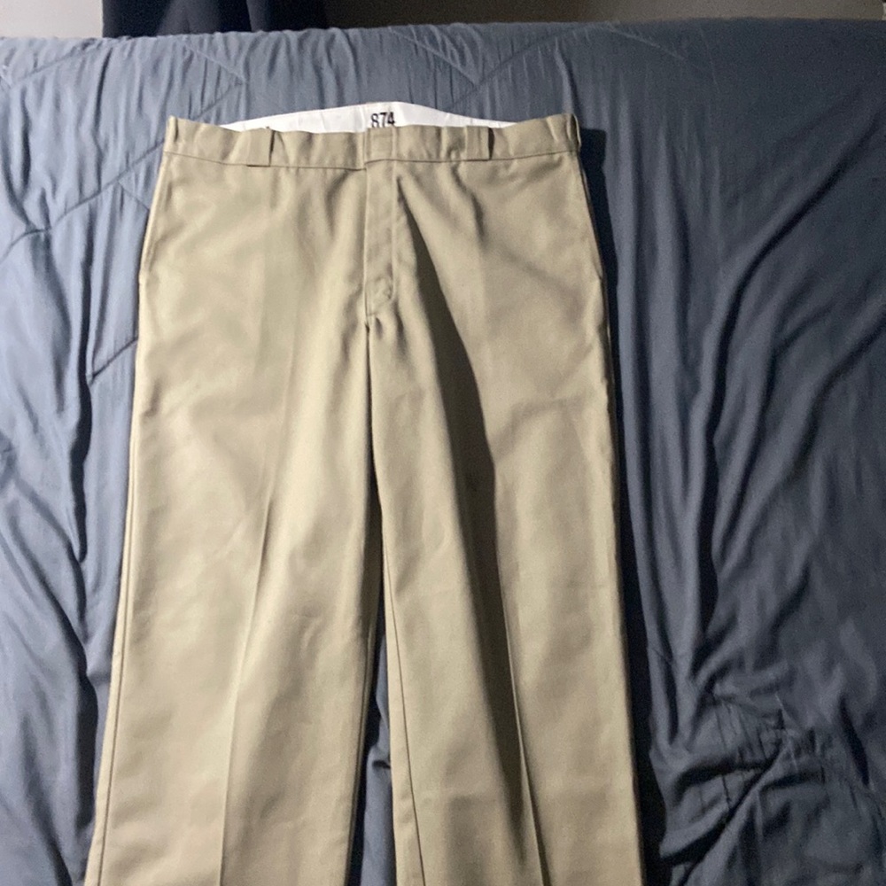 Khaki dickies 874 original fit 40 x 32